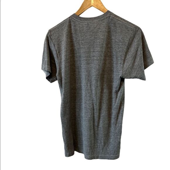 Grey Graphic Short Sleeve Loose Fit Tee Shirt S - Picture 3 of 8